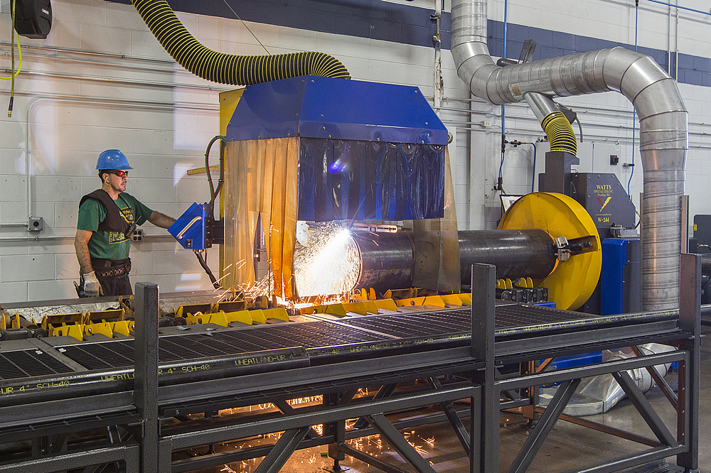 Computerized 3D CNC Plasma Pipe Cutting Equipment Watts Specialties